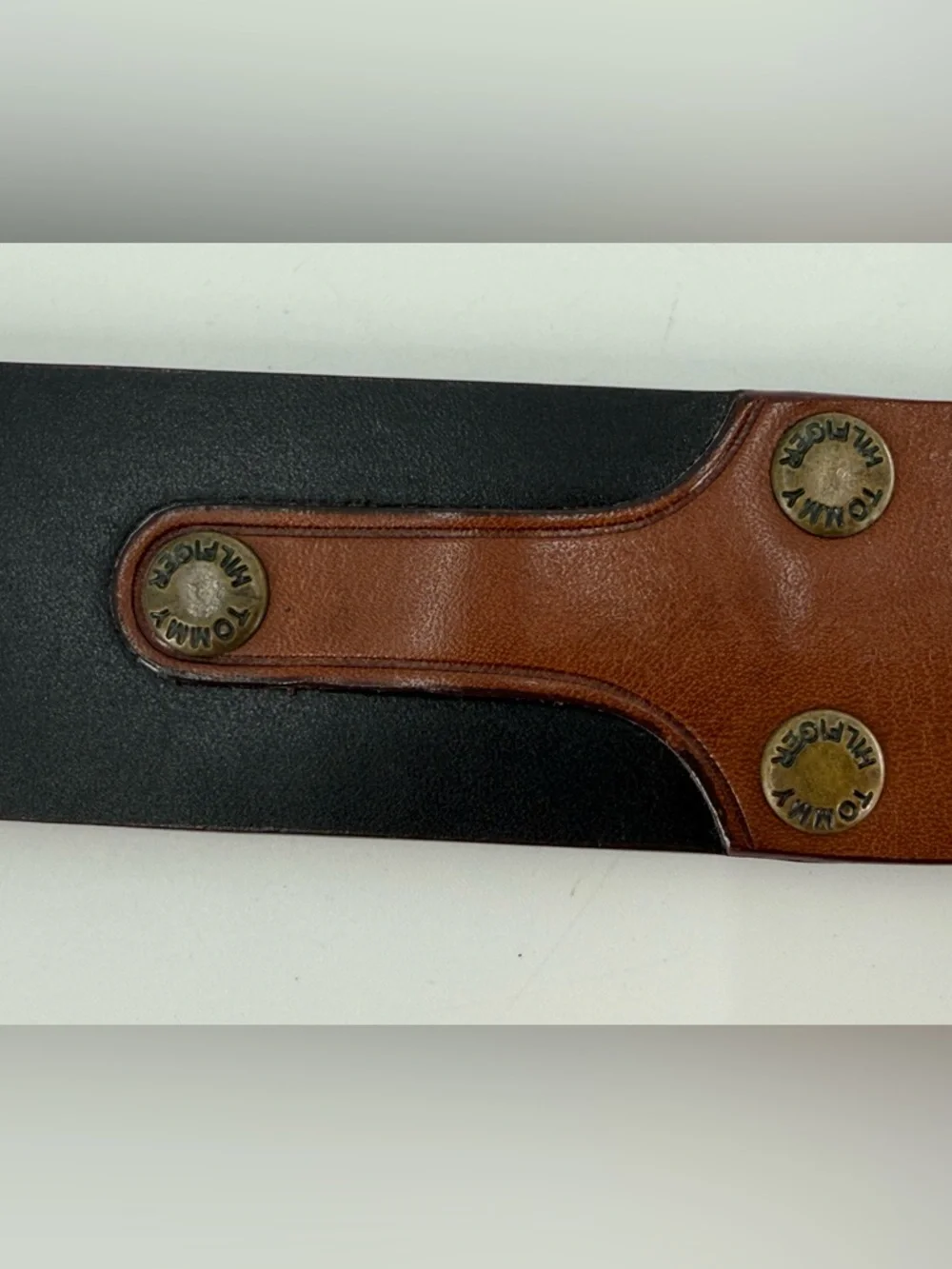 Tommy Hilfiger 2 Tone‎  Leather Belt L